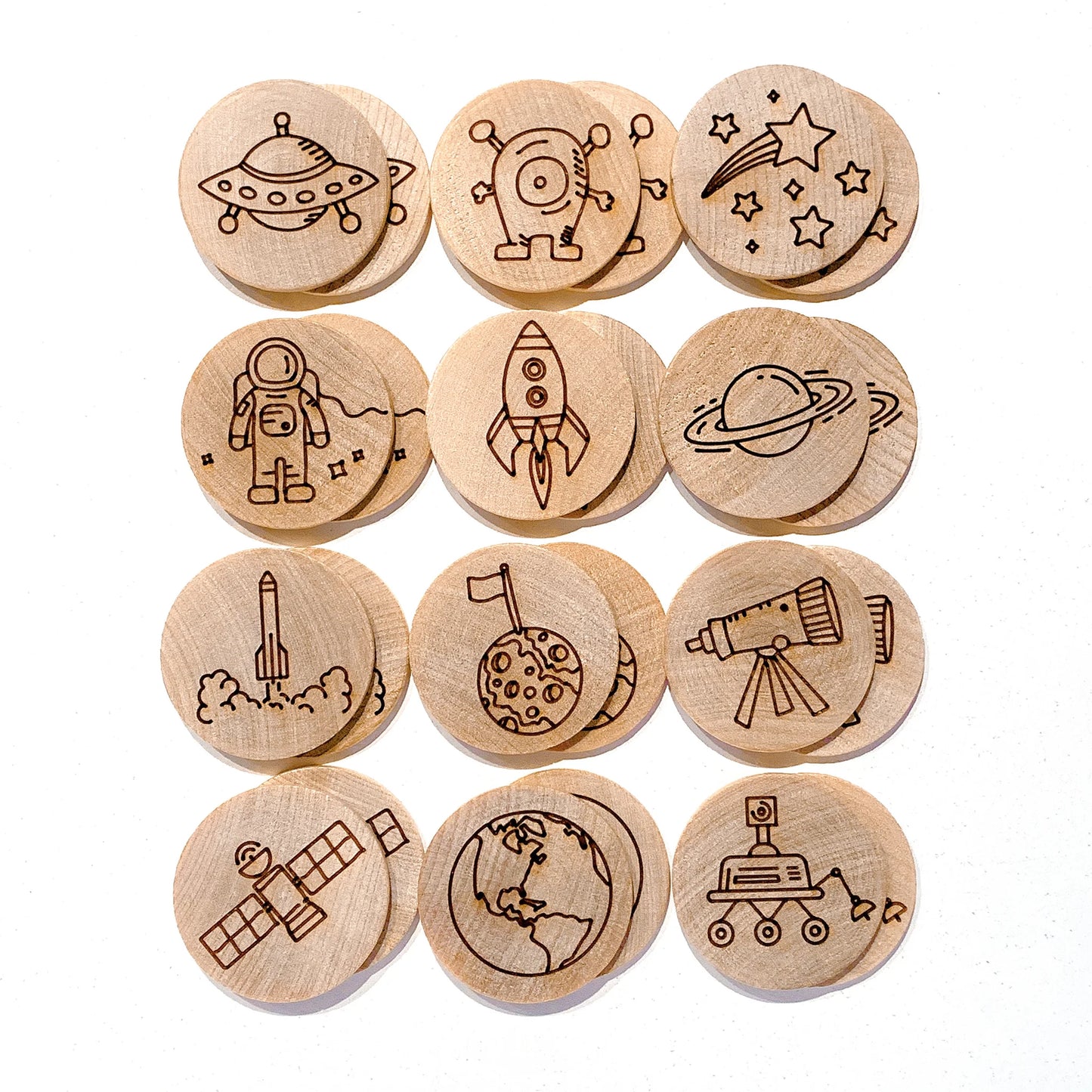 Space Memory Matching Game
