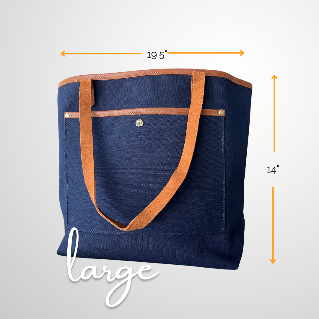 Muskoka Boat Tote | Navy