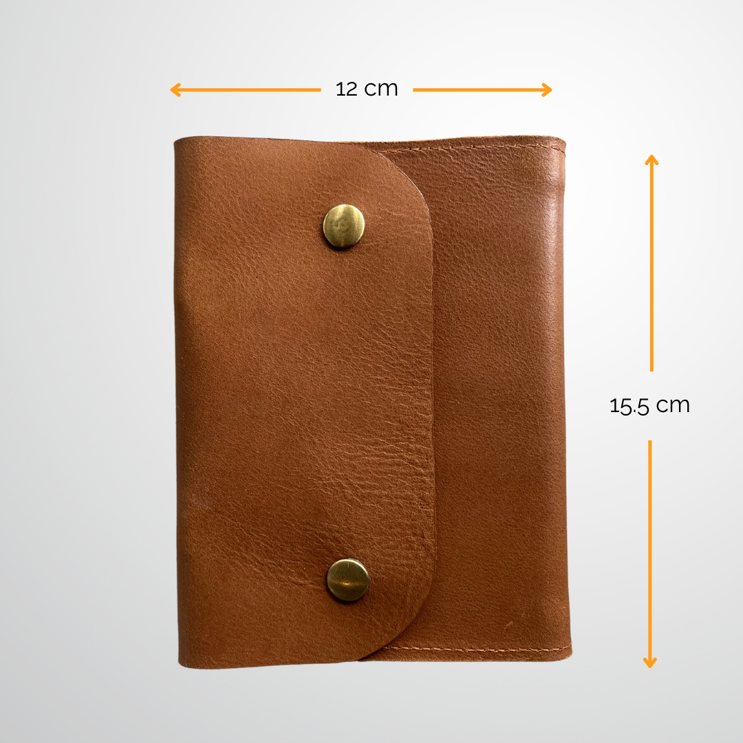 Leather Passport Wallet | Honey Brown