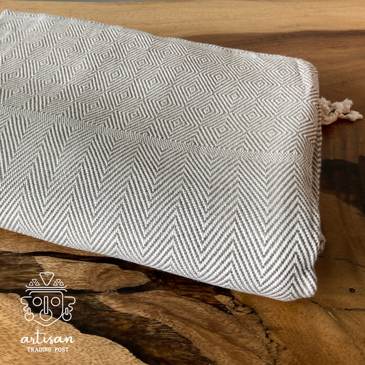Boat Blanket | Handwoven Cotton | Sand (in support of Save The Mothers)