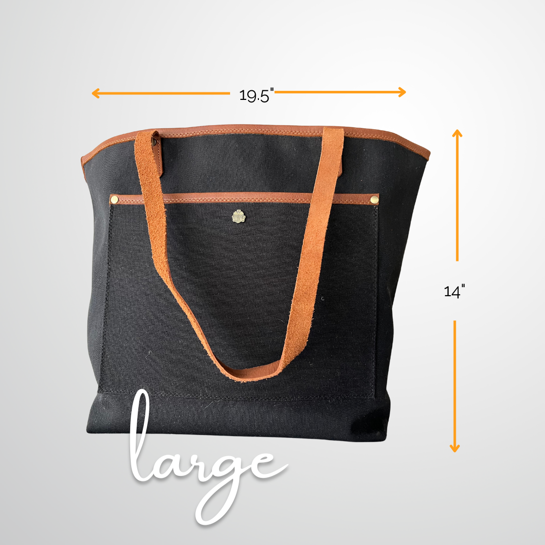 Muskoka Boat Tote | Midnight Black