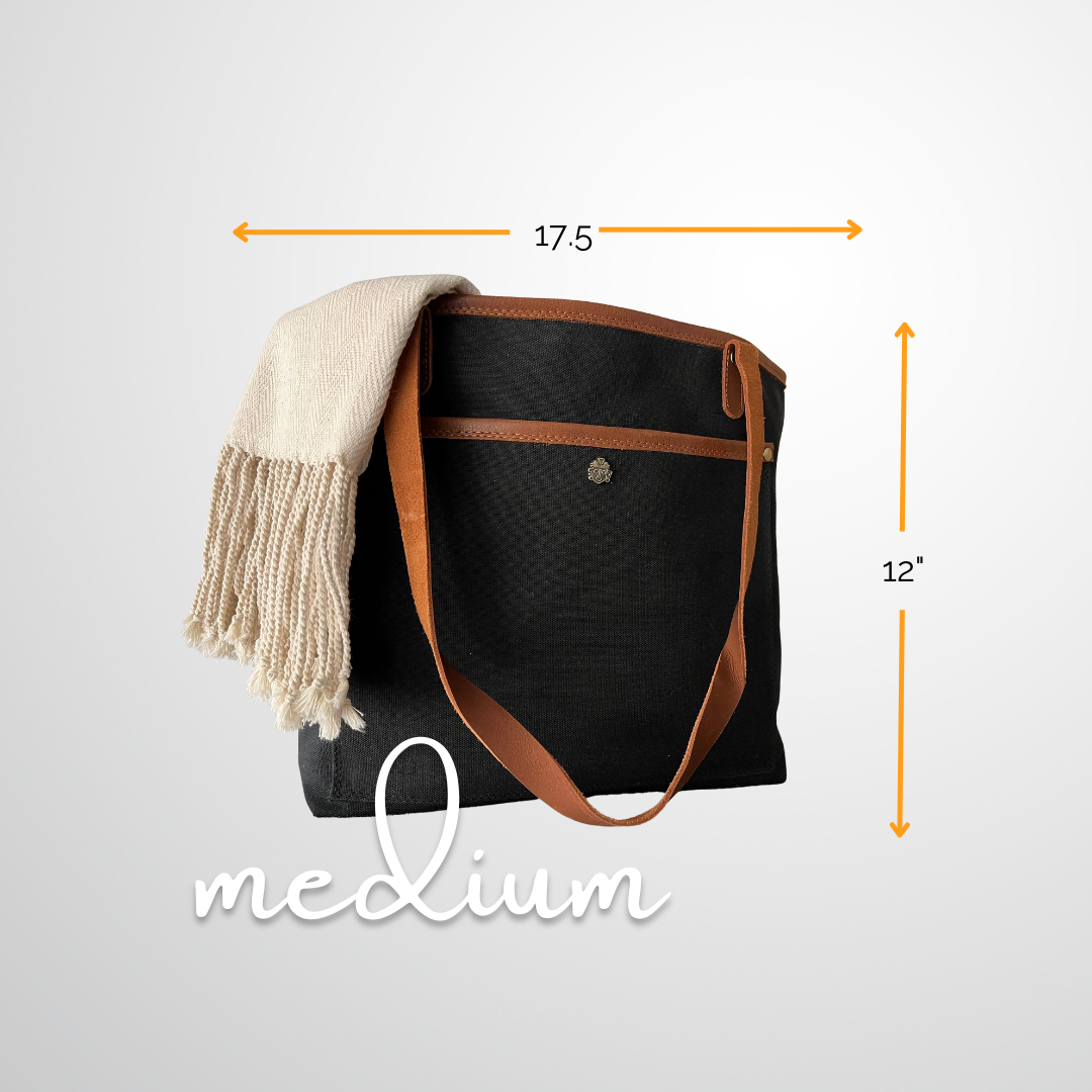 Muskoka Boat Tote | Midnight Black