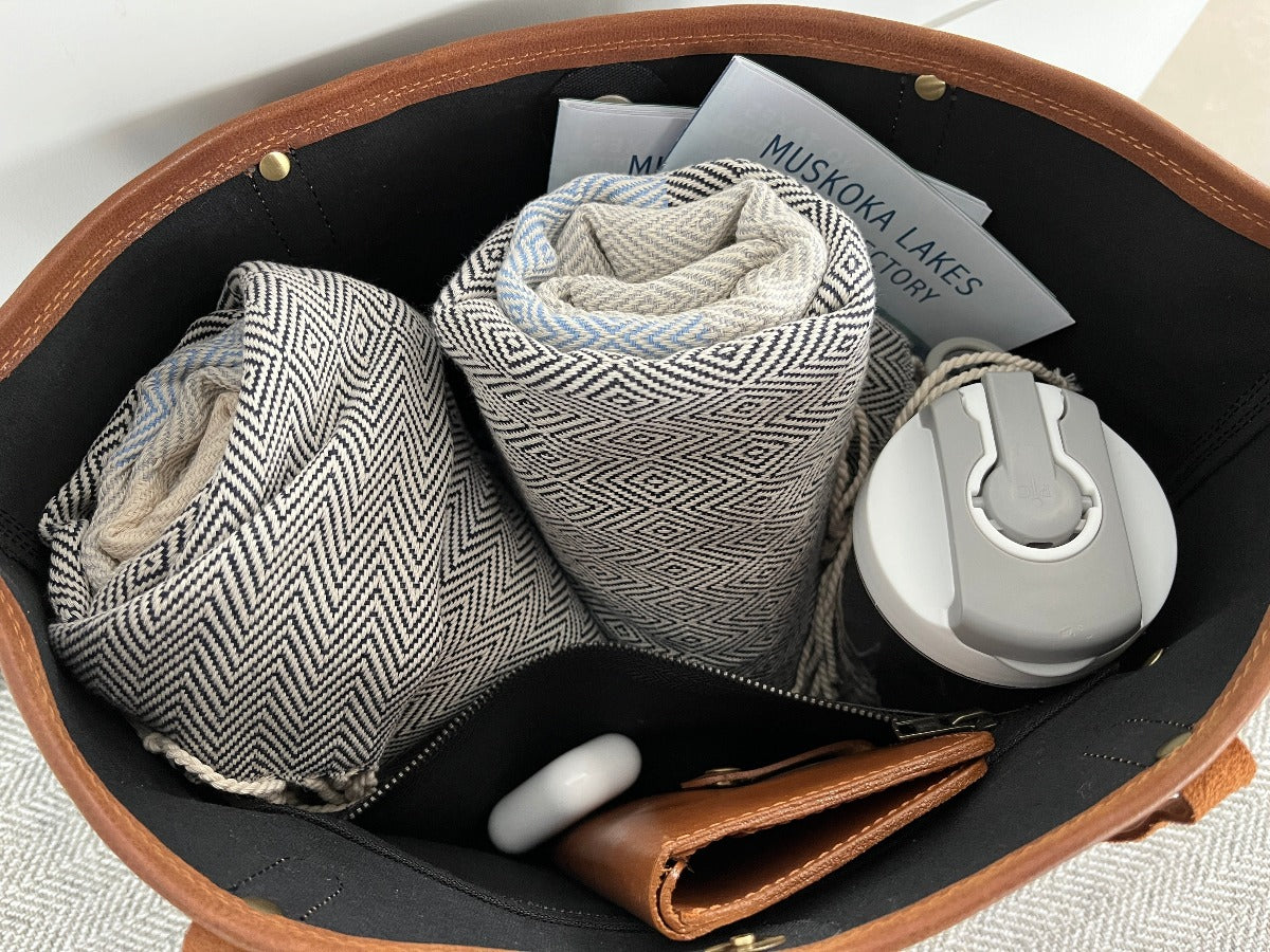 Muskoka Boat Tote | Midnight Black
