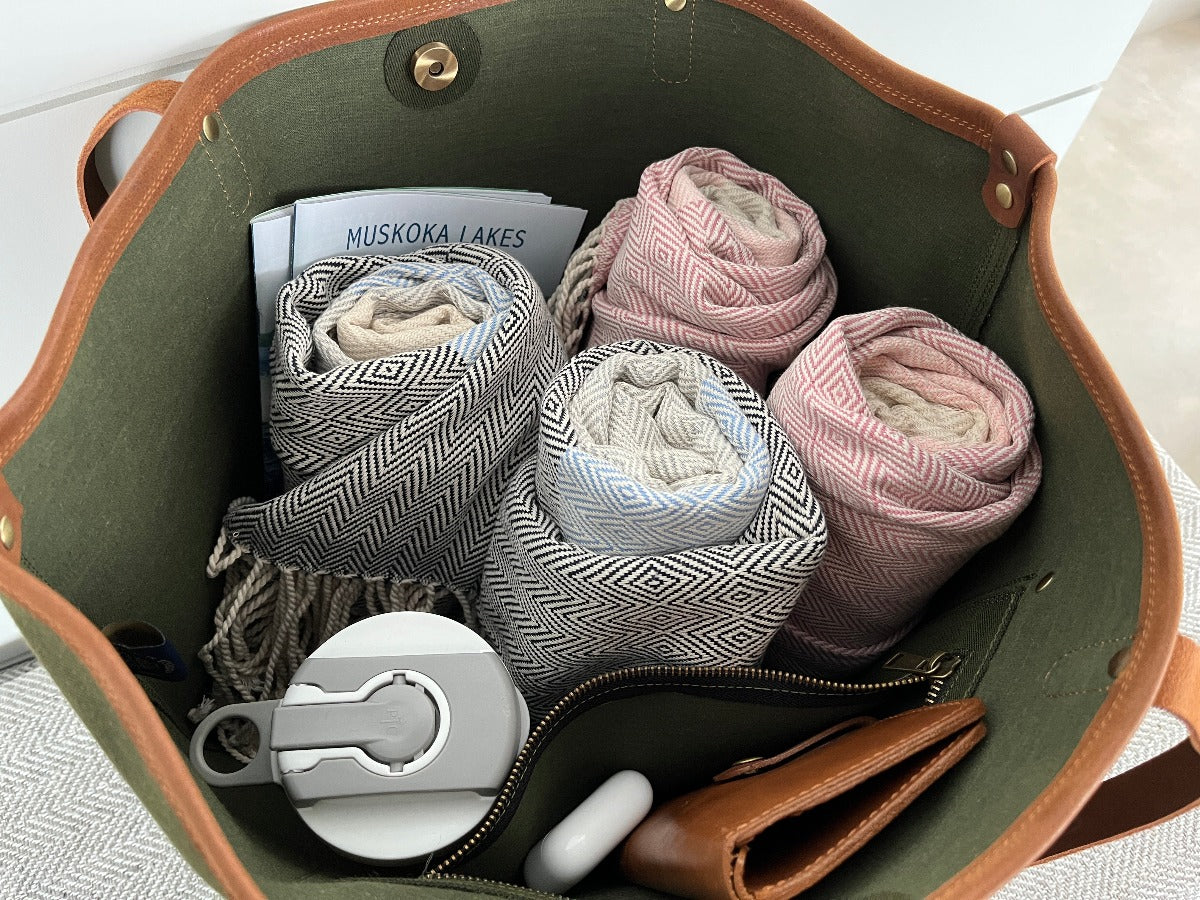 Muskoka Boat Tote | Deep Green