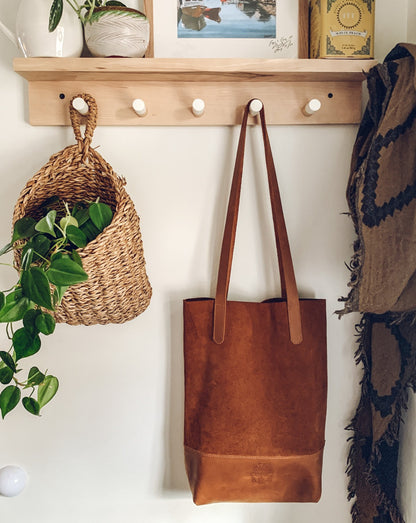 Muskoka Tote – Handmade Leather Bag | Cinnamon