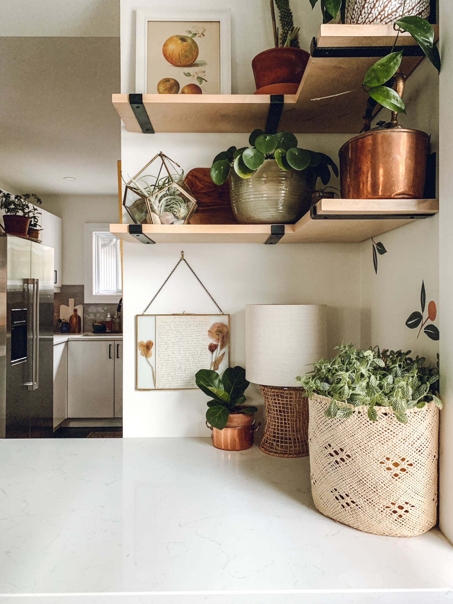 Panier ovale Flora | Petit panier en bambou naturel tissé à la main