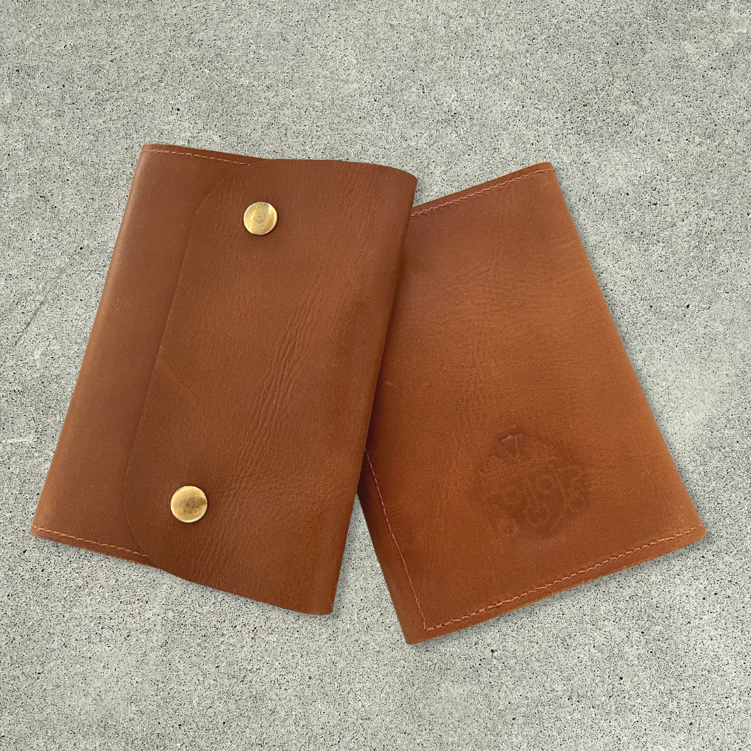 Leather Passport Wallet | Honey Brown