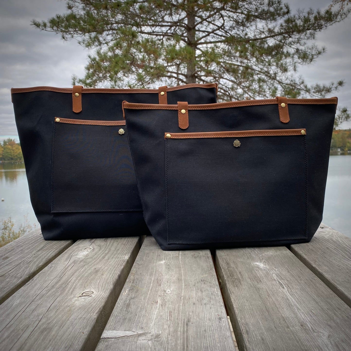 Muskoka Boat Tote | Midnight Black