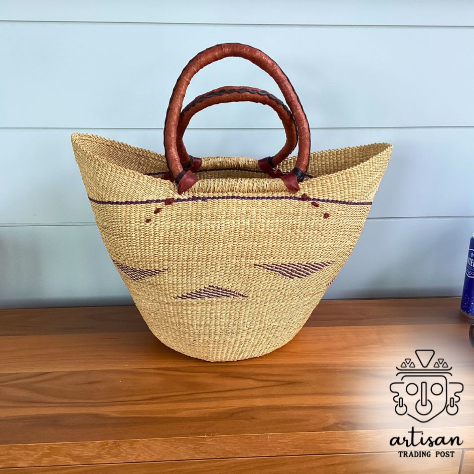 Handwoven Basket Tote | Large