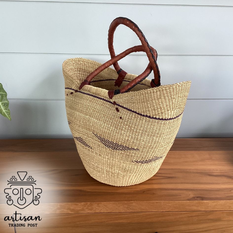 Handwoven Basket Tote | Large