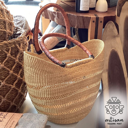 Handwoven Basket Tote | Large