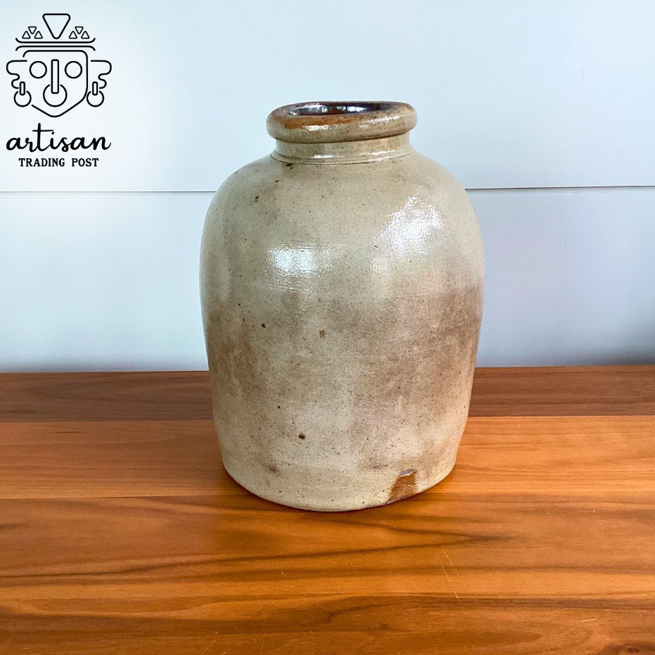 Vintage Earthenware Vase Large | Natural