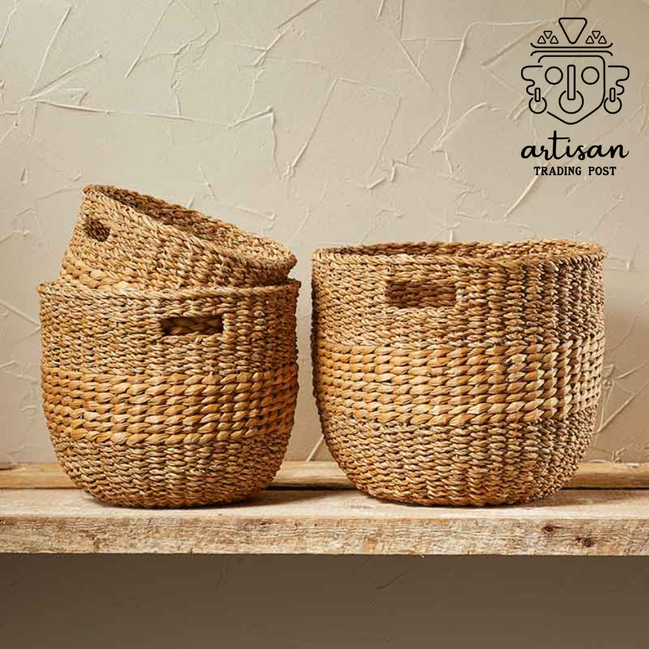 Hogla Cottage Basket Extra Large | Handcrafted Hogla Grass Basket