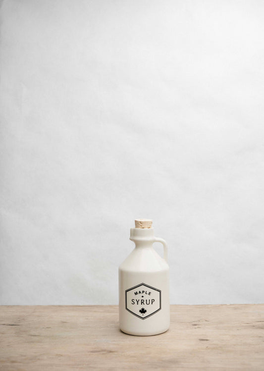 Canadiana | Ceramic Maple Syrup Jar