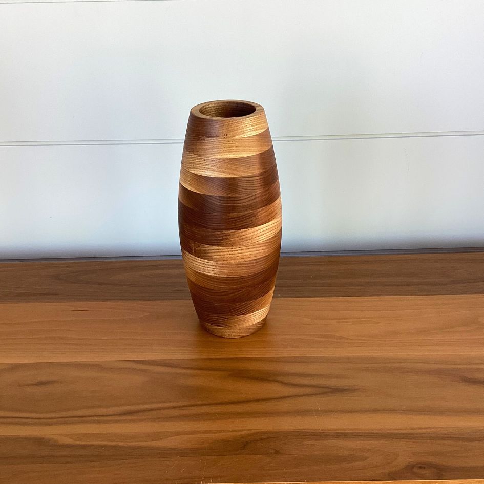 Spiral Vase | Red Elm