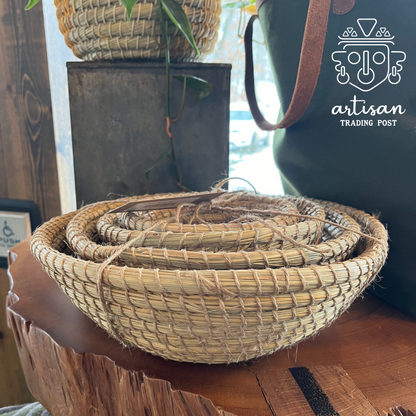 Nesting Basket Set | Handcrafted Kaisa Grass Basket