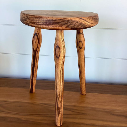 Stool | Zebra Wood