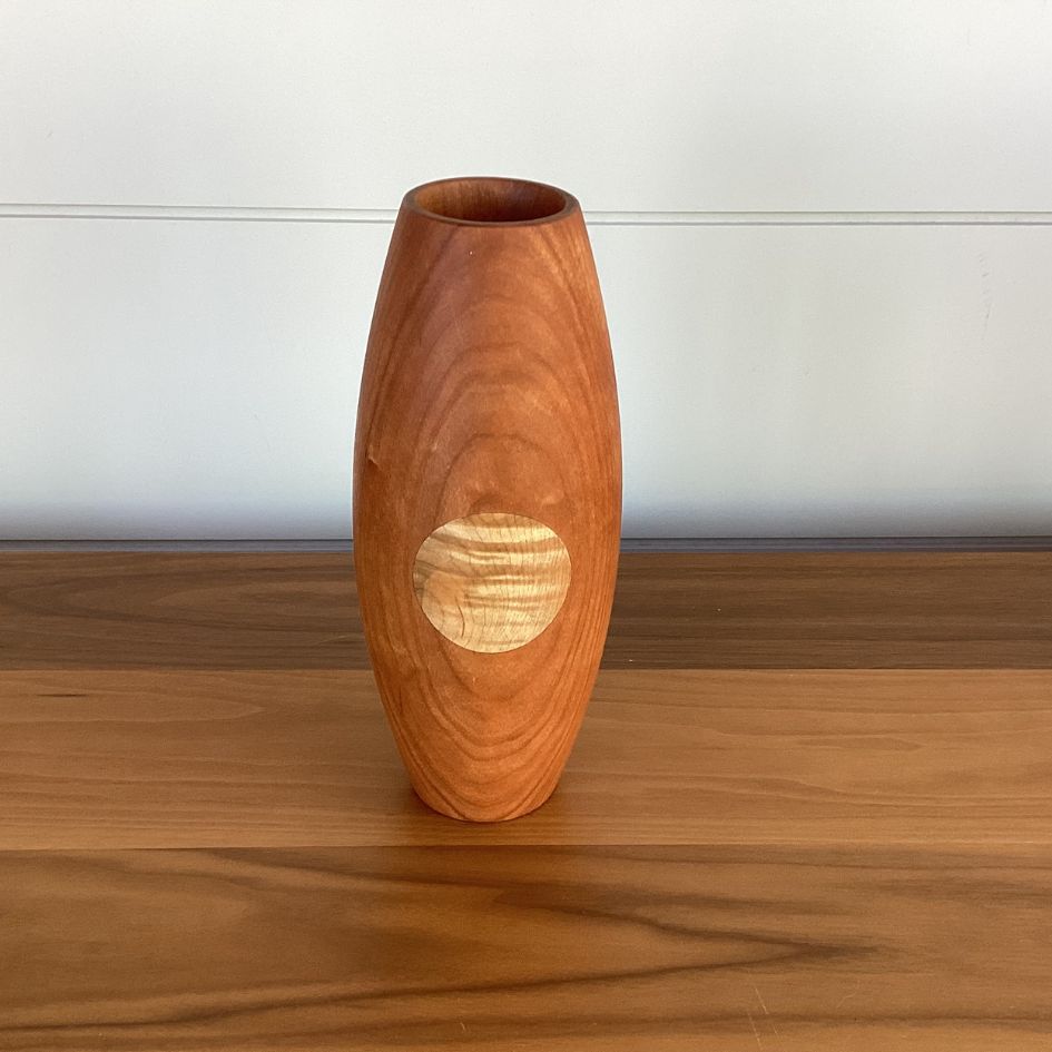 Dot Vase | Cherry + Maple