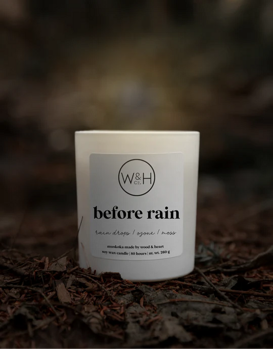Bougie Avant la pluie | Wood and Heart Design Co.