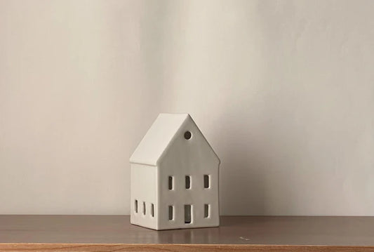 Handmade Ceramic Tealight Candle Cottage | Luxury Cottage