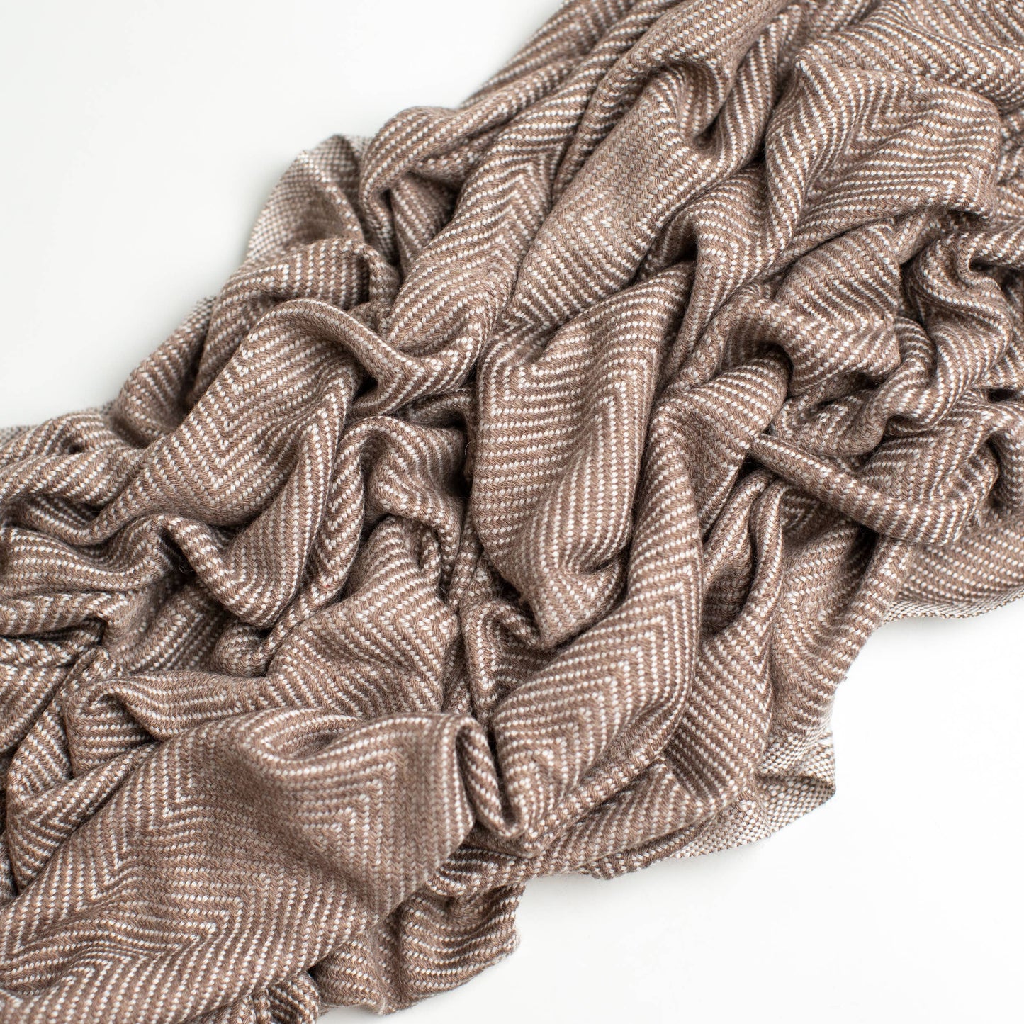 Luxury Cashmere Throw Blanket | Dual Tone Muskoka Mocha