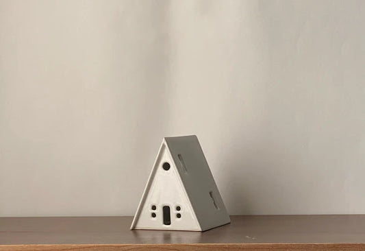 Handmade Ceramic Tealight Candle Cottage | A-Frame Cottage