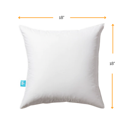 Goose Down Pillow Insert | 18" x 18"