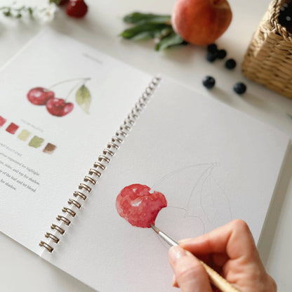 Fruit Watercolour Workbook by Emily Lex