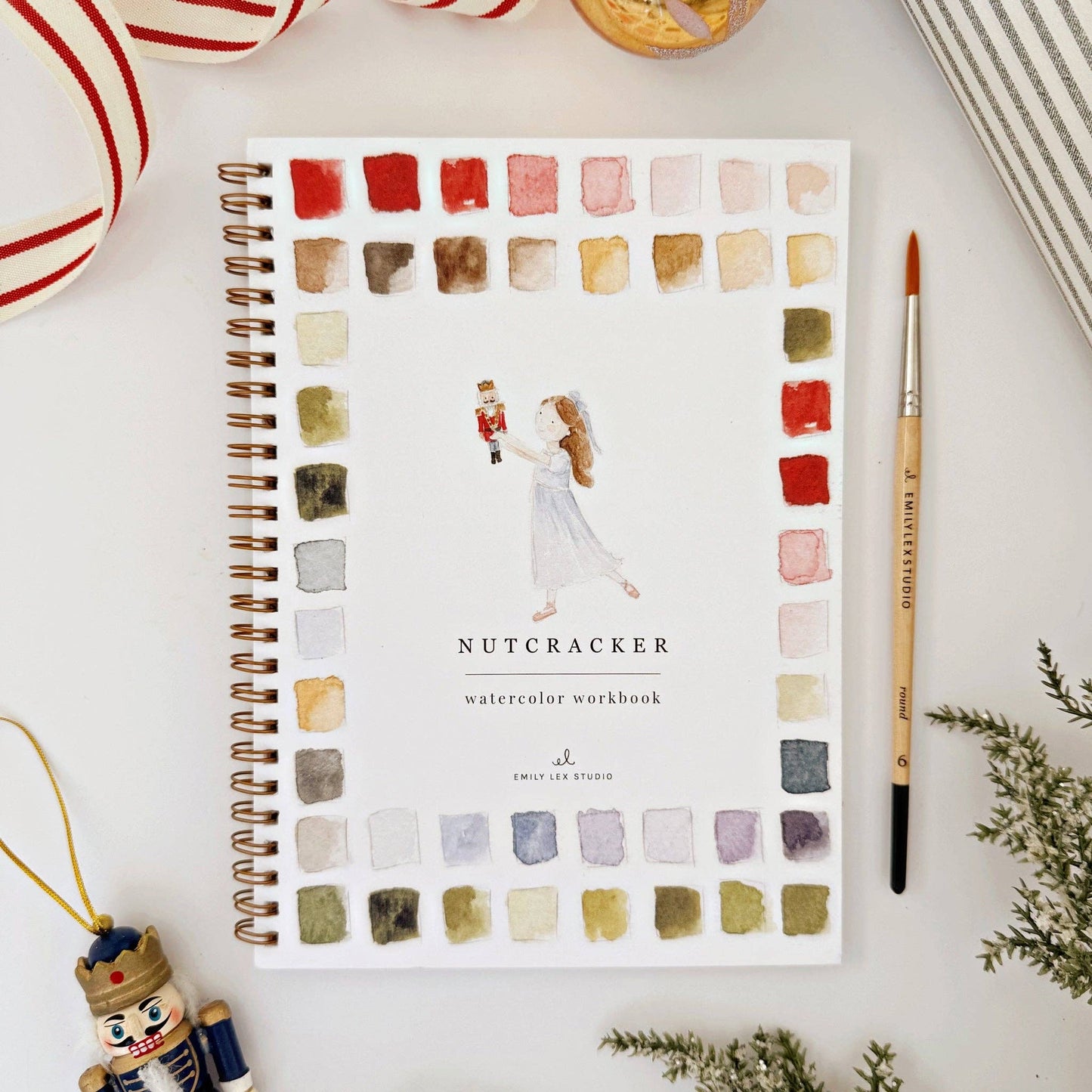 Nutcracker Watercolour Workbook by Emily Lex