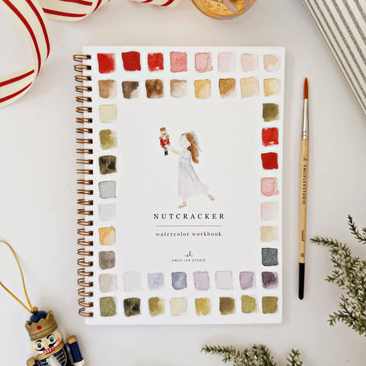 Nutcracker Watercolour Workbook by Emily Lex