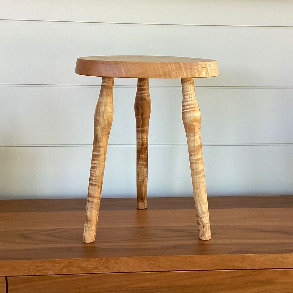 Stool | Curly Maple