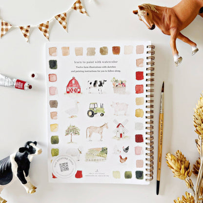 Farm Watercolour Workbook by Emily Lex