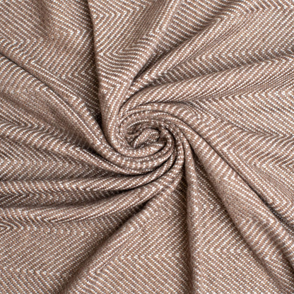 Luxury Cashmere Throw Blanket | Dual Tone Muskoka Mocha