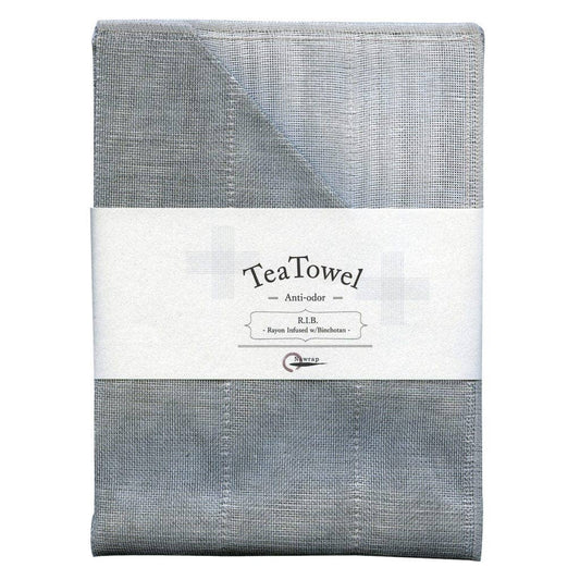 Natural Anti-Odour Binchotan Tea Towel | White