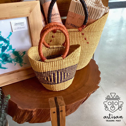 Handwoven Basket Tote | Small