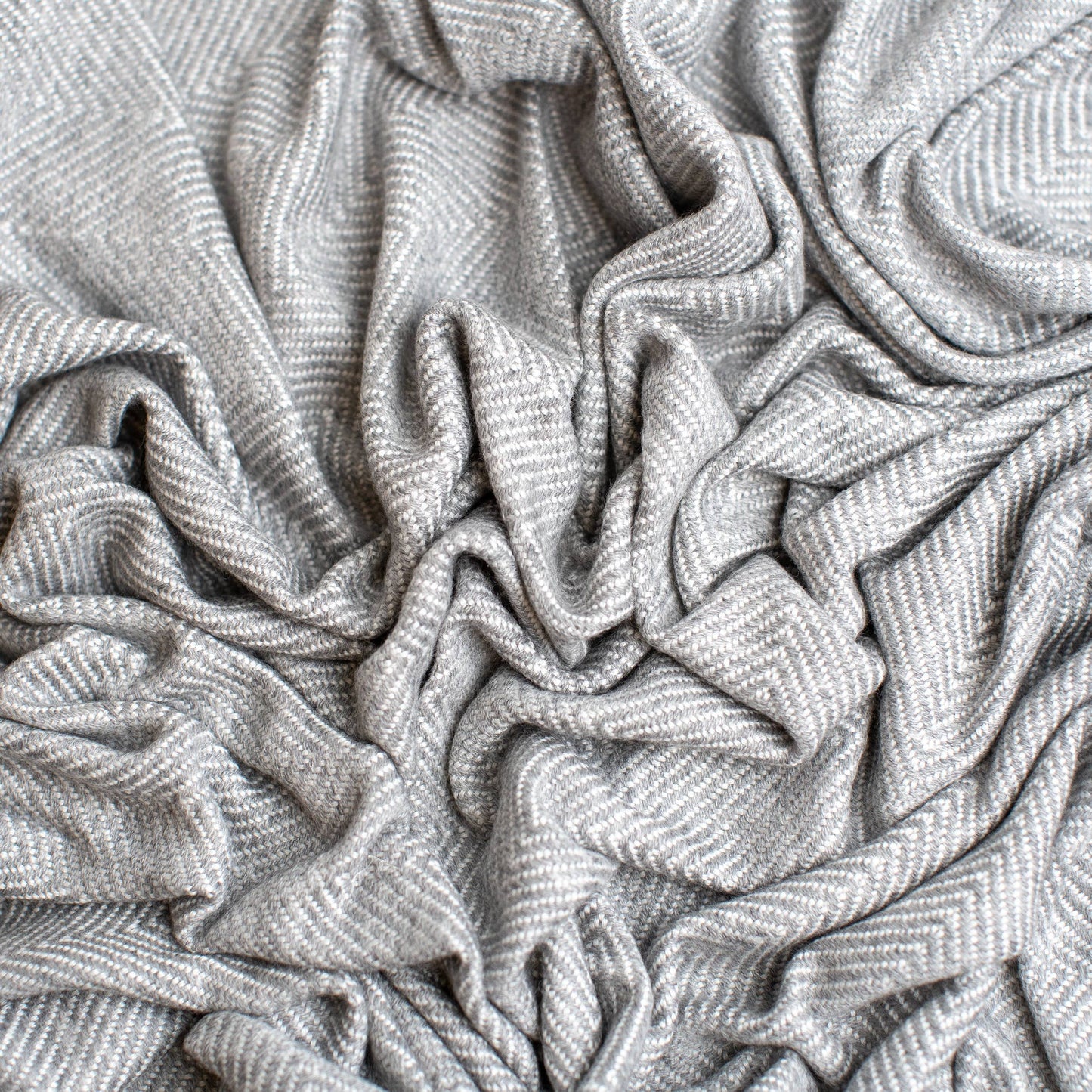 Luxury Cashmere Throw Blanket | Dual Tone Stone