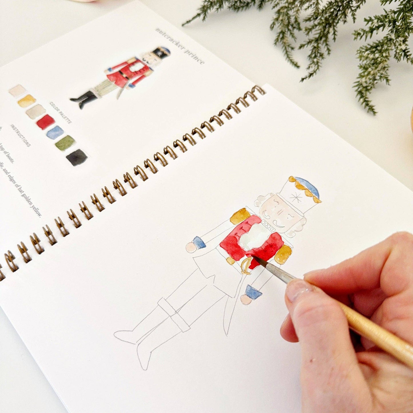Nutcracker Watercolour Workbook by Emily Lex