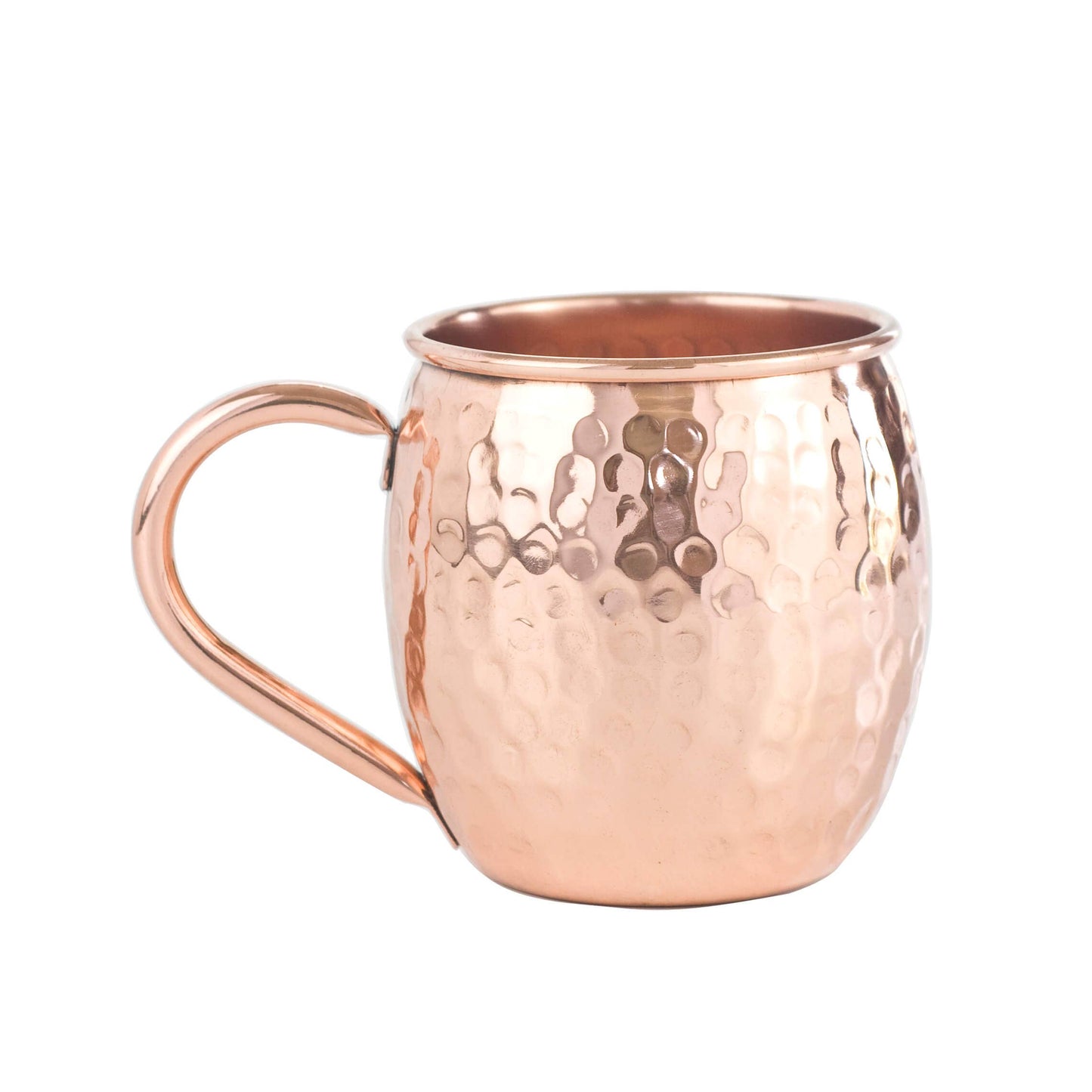 Copper Moscow Mule Mug | Barrel Hammered