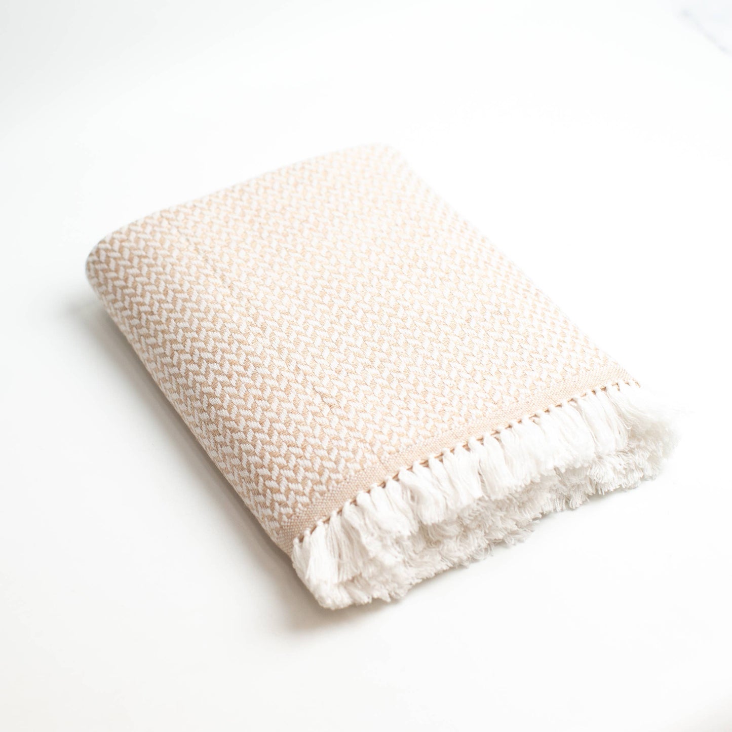 Cashmere Throw Blanket | Cream