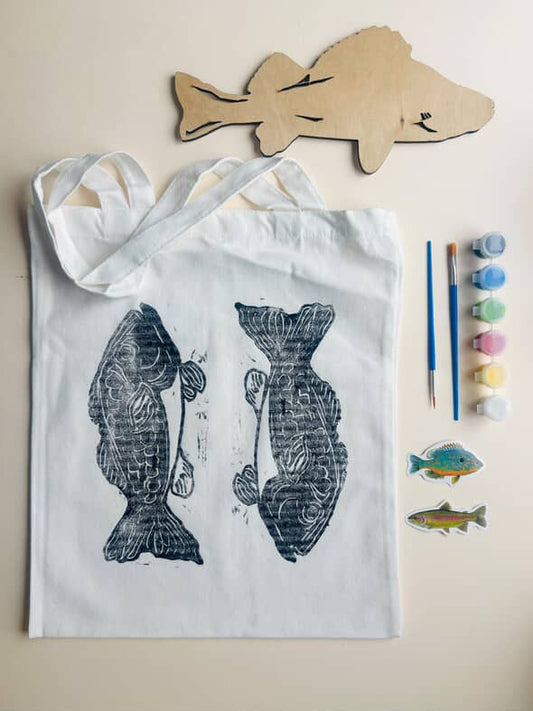 Paint a Fish Tote | Craft Kit
