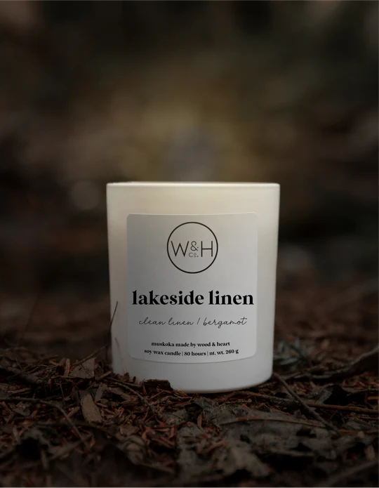 Lakeside Linen Candle