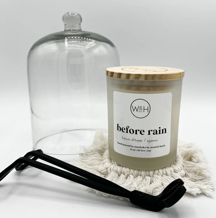 Before Rain Candle | Wood and Heart Design Co.