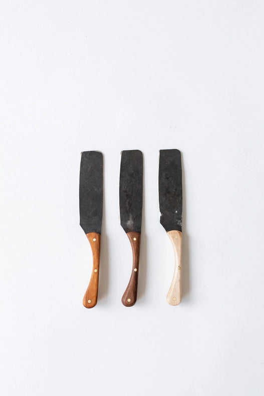 Hand-Forged Cheese Knife | Small Maple