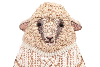 Sheep | Embroidery Doll Kit (Level 3)