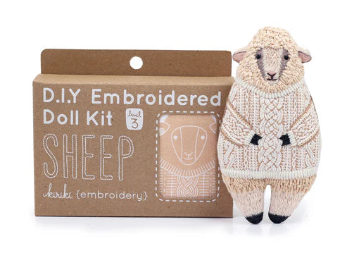 Sheep | Embroidery Doll Kit (Level 3)