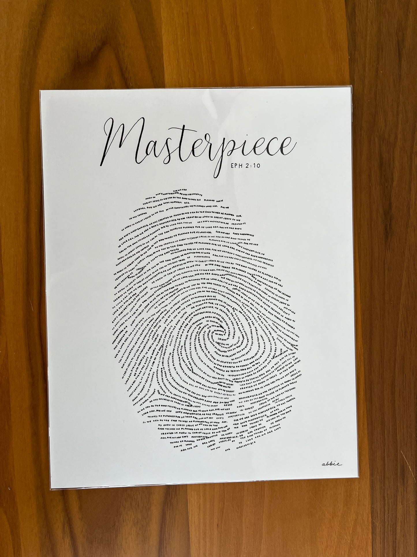 Masterpiece (Ephesians 2) | Closer Look 8x10 Print