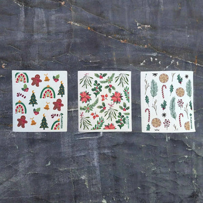 Festive Flora | Swedish Sponge Cloth