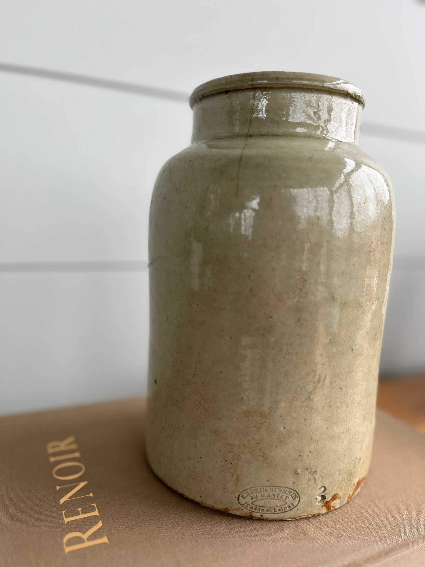 Vintage Earthenware Vase Large | Natural