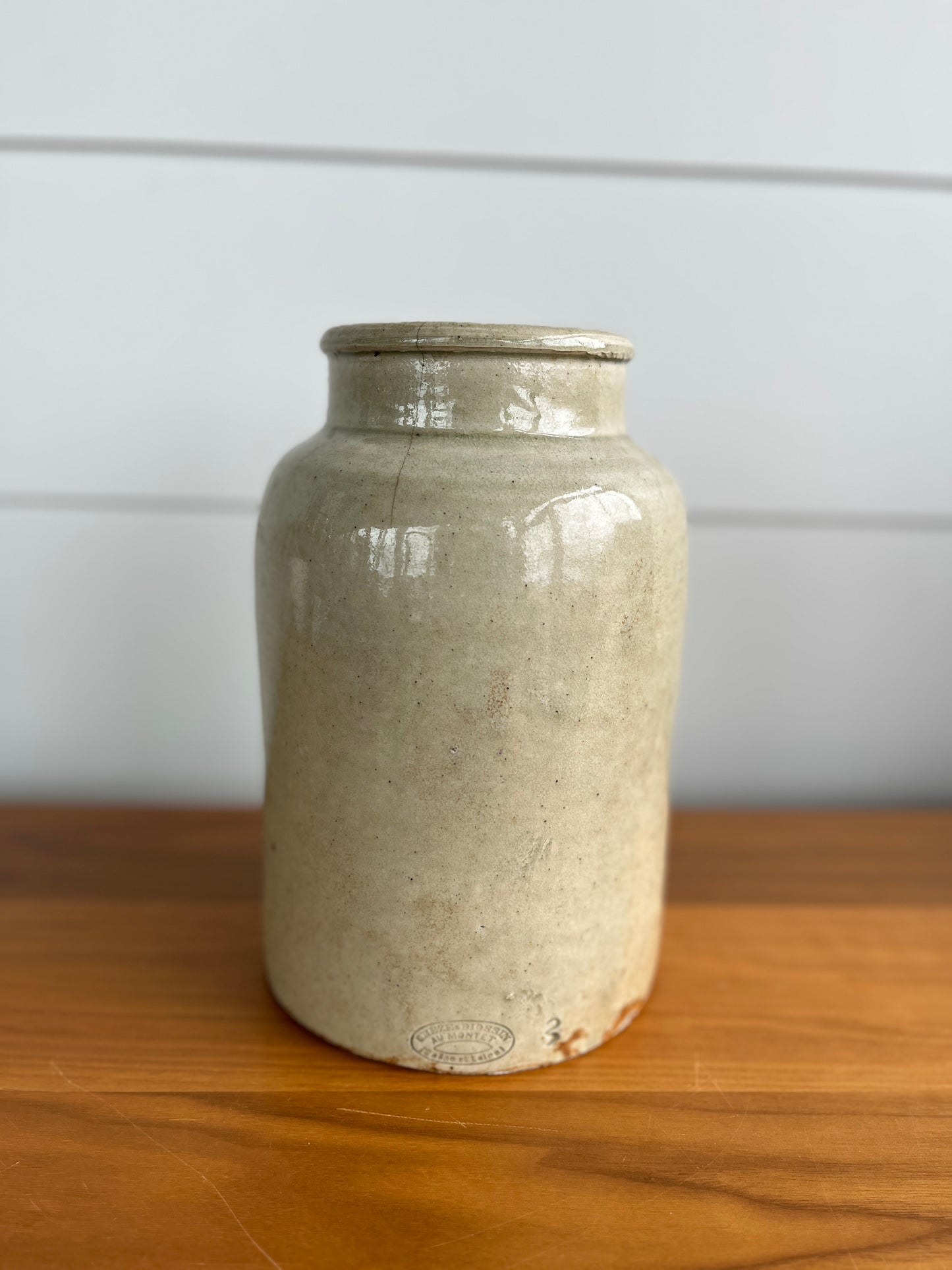 Vintage Earthenware Vase Large | Natural