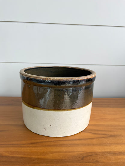 Pot en terre cuite vintage | 1 gallon naturel et terre